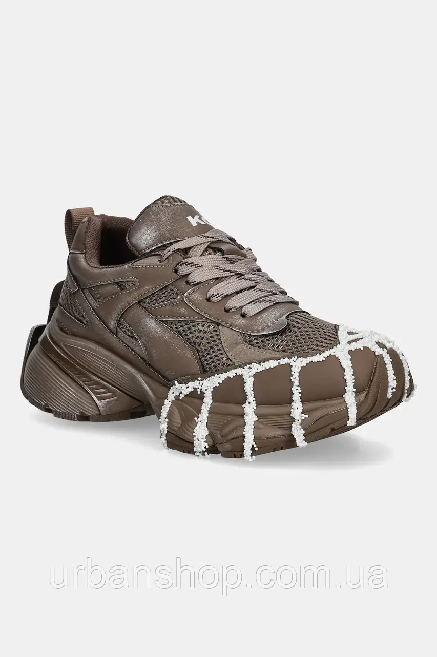 Urbanshop com ua Кросівки Koi Footwear Forest Lines Mega Chunky колір коричневий LS01 РОЗМІРИ ЗАПИТУЙТЕ