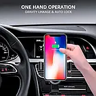 Тримач в авто Choetech T536-S Fast Wireless Car Charger 10W Black, фото 4