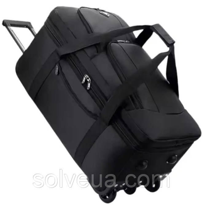 Велика дорожня сумка на колесах Solve Filippini Чорна 135 літрів 45 см x 38 см x 78 см KT6008602 solve, фото 1
