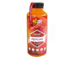 Сироп без цукру SoloSvit Персик, 500 мл