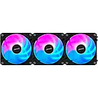 Вентилятор для ПК Gigabyte AORUS EZ CHAIN FAN 120 3-Pack Black (GP-ECFAN1203), фото 3