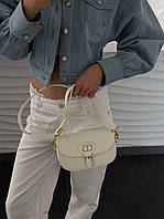 Dior Bobby Bag WHITE Smooth Skin [оригінальна коробка]