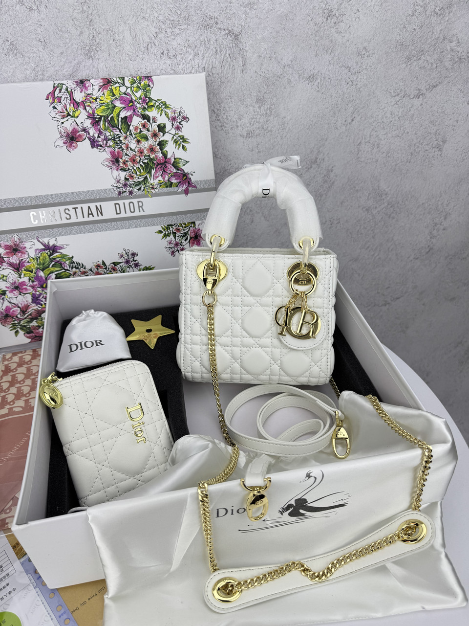 Dior Lady Milk Gold + гаманець, фото 1