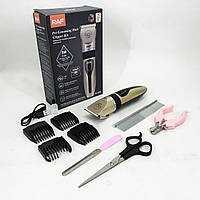 Машинка для стрижки собак і котів триммер машинки для грумінгу RAF R.436 набір для стрижки тварин WY-81