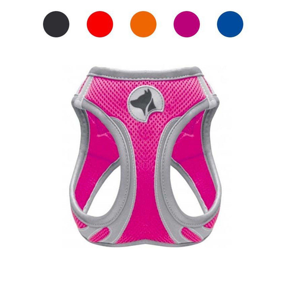 Шлея HIKING REFLECTIVE, синя, нейлон, L 46-53см, фото 1