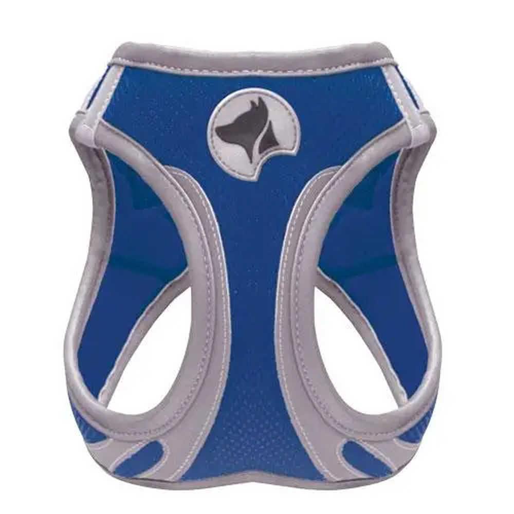 Шлея HIKING REFLECTIVE, синя, нейлон, XL 53-58см, фото 1