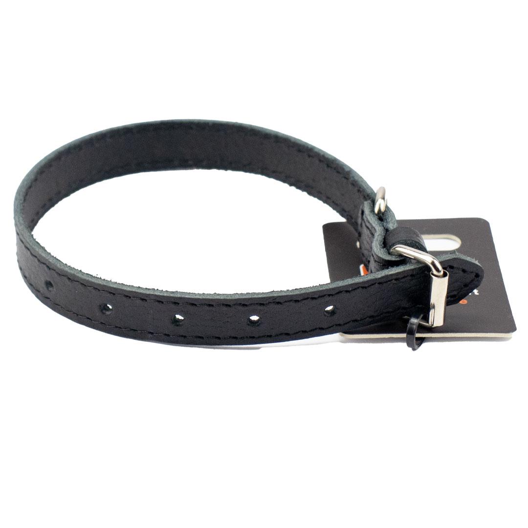 Нашийник "Agility" з ремінної шкіри 16мм 270-350мм, чорний, фото 1