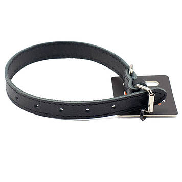 Нашийник "Agility" з ремінної шкіри 16мм 270-350мм, чорний