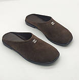 Miu miu шикарні жіночі мюлі натуральна замша вечірнє небо, фото 2