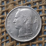 1 франк 1969 року. Бельгiя, фото 2