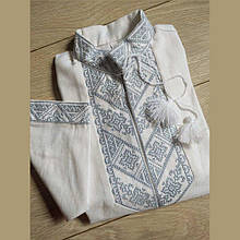 Вишиванка для хлопчиків "Михайлик" Молочний льон