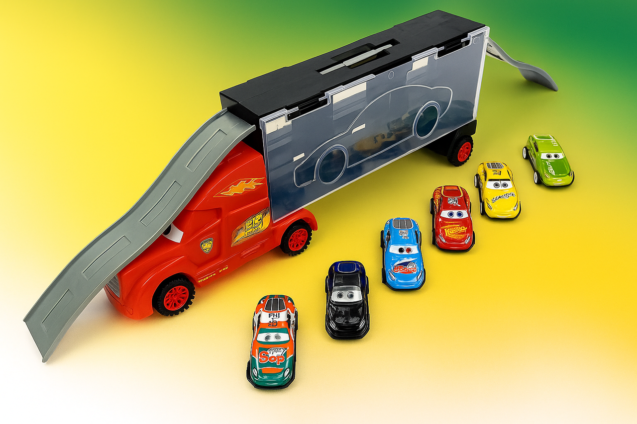 Ігровий набір Тачки Великий Тягач (Блискавка Маквін) 558-4, фото 1