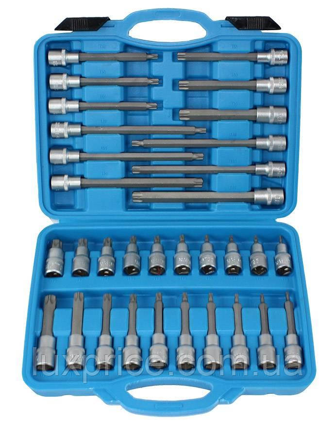 Набір довгих біт TORX T20-T70 32 шт Silver S10635.