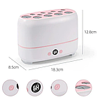 Електрична сушарка пензлів для макіяжу на 12 отворів LY-610/Сушіння для пензлів із контролем температури, фото 6