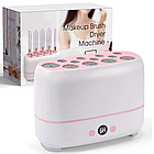 Електрична сушарка пензлів для макіяжу на 12 отворів LY-610/Сушіння для пензлів із контролем температури, фото 7