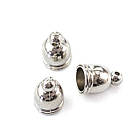 Кінцевик для китиць, шнура 10 мм срібло KDK004, фото 3