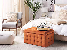 М'який пуф із відділенням для зберігання MICHIGAN оранжевий