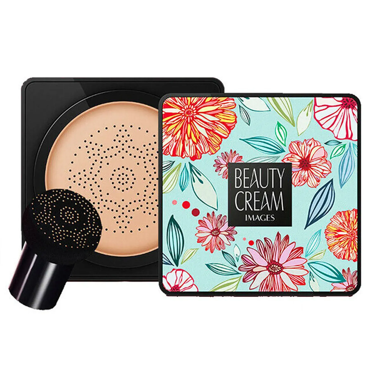 Кушон Images Moisture Beauty Cream Concealer, 20 мл, Натуральний колір + спонжик / Тональний крем для обличчя, фото 1