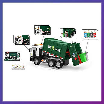 Дитяча машинка Сміттєвоз WY 1115 A інерційна підсвітка