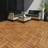 Терасна плитка Tabula 20 шт., колір коричневий