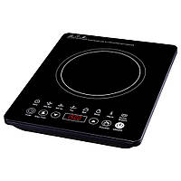 Індукційна плита настільна 2200 Вт, SK-07076 / Одноконфоркова електроплита / Плита електрична