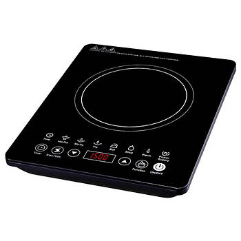 Індукційна плита настільна 2200 Вт, SK-07076 / Одноконфоркова електроплита / Плита електрична