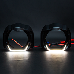 Маски 3.0" BMW G-Style DRL White Білий