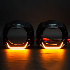 Маски 3.0" BMW G-Style DRL Yellow Жовтий