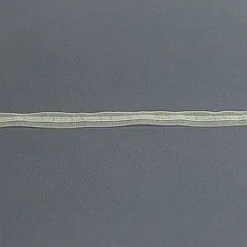 Тасьма шторна для Римських штор з петельками без тунельки прозора 16мм±0.5мм/200м 82931