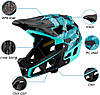 Шолом Lixada Full-face розмір-L 59-61см Бірюзовий Art 99955806, фото 2