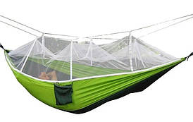 Гамак із москітною сіткою 270х140 см витримує 150 кг