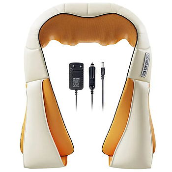 Масажер для шиї та плечей Massager of Neck Kneading / Роликова масажна накидка / Електричний масажер