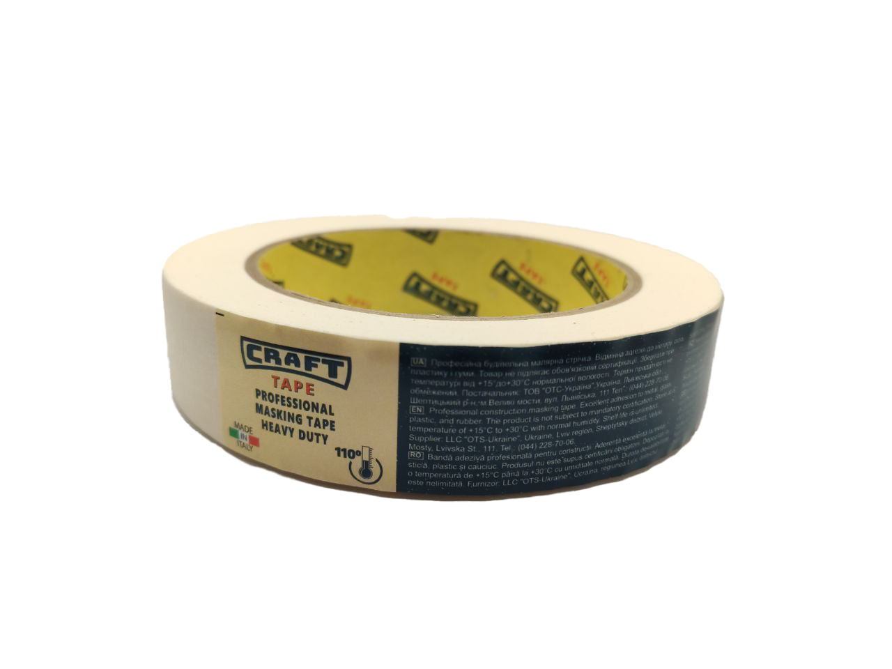 CRAFT TAPE 110°С HEAVY DUTY 24мм х 40м
