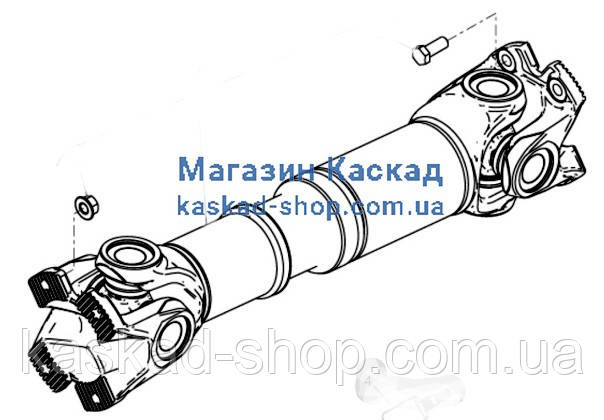 T024270 вал карданний автомобіля ТАТРА 815-7.