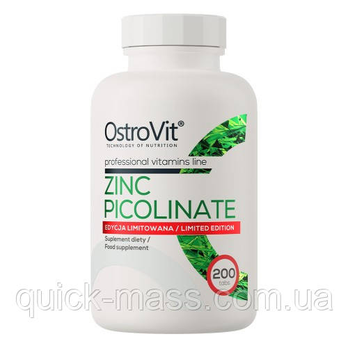 Цинк піколінат OstroVit Zinc Picolinate 200 tabs