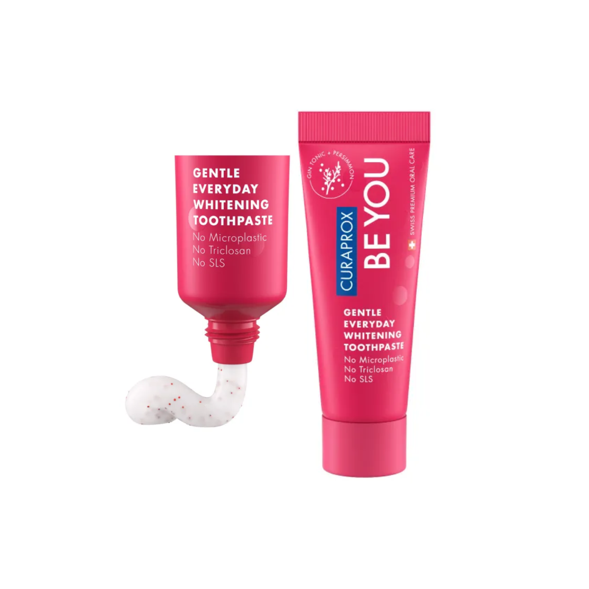 Зубна паста відбілююча Be You Purple MINI зі смаком джину і тоніка (10 мл) CURAPROX, фото 1