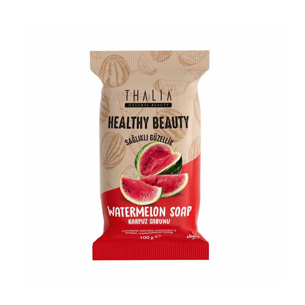 Натуральне мило з ароматом кавуна THALIA, 100 г, фото 1