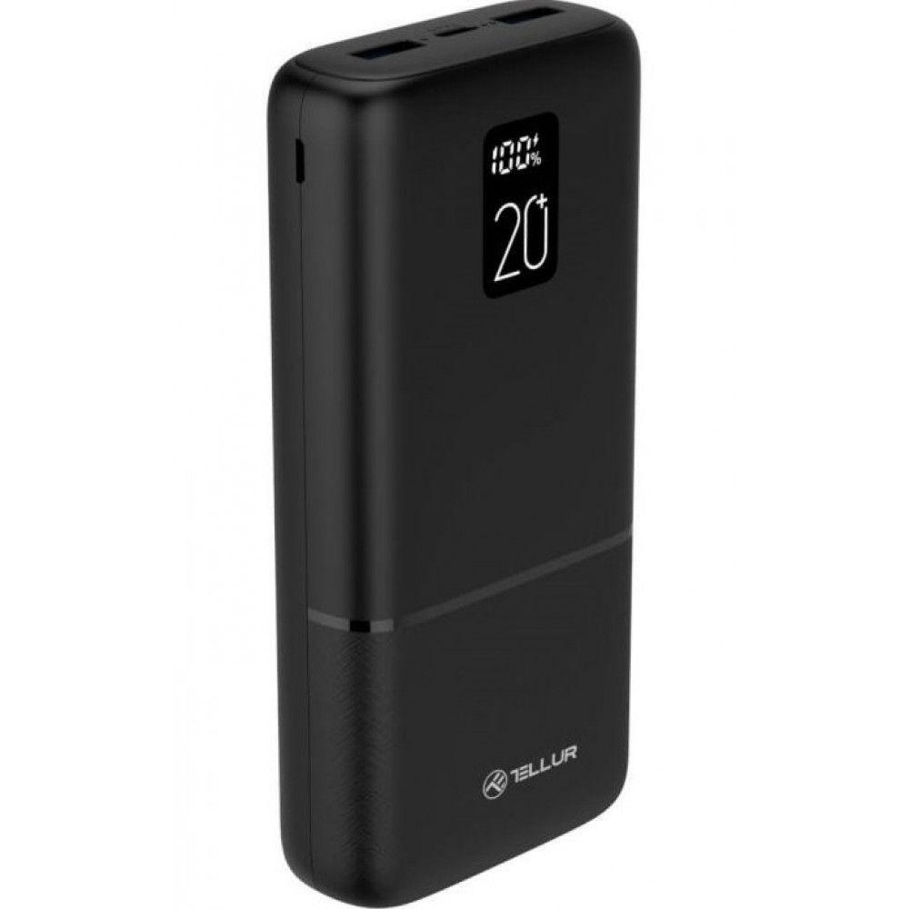 Повербанк Powerbank Tellur PD202 Boost Pro 20000mAh Black (TLL158351)
