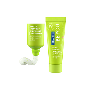 Зубна паста відбілююча Be You Green MINI зі смаком яблука й алое (10 мл) CURAPROX