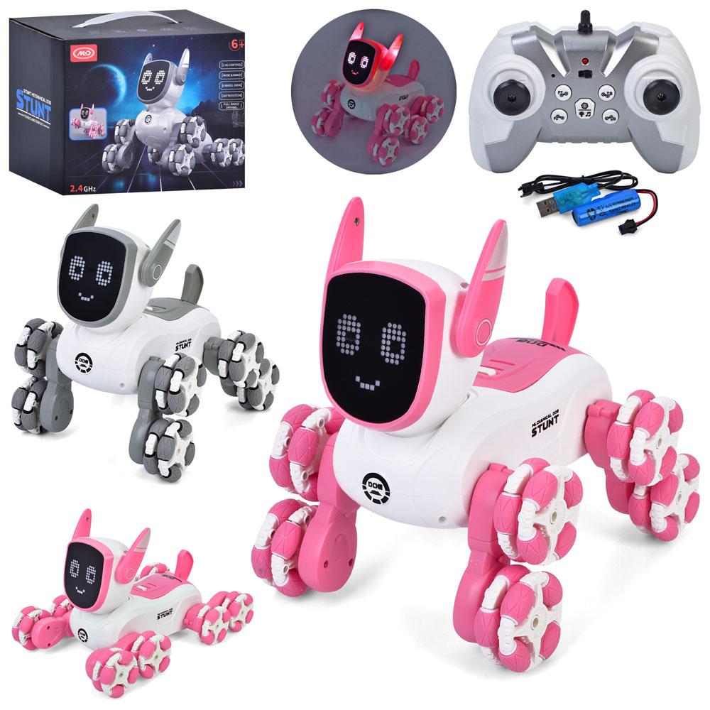 Тварина Р/К 2,4G, собака, 24см, колеса-ролики, музика, звук, світло, їздить, танцює, в кор-ці, 24-20-19см /12/, фото 1