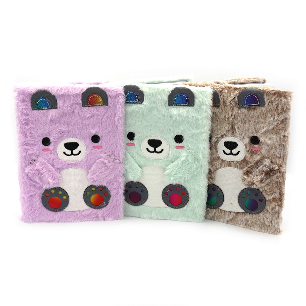 Блокнот пухнастий "Bear" А5, P80 80g mix, 1шт/етик., фото 1