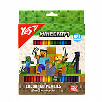 Олівці кольорові Yes 24 кол. "Minecraft"