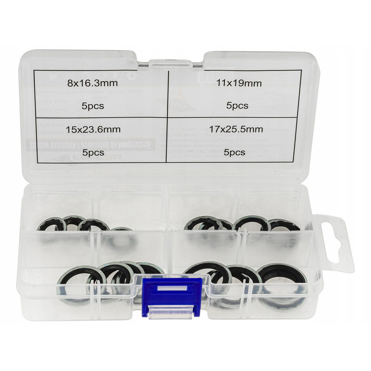 Набір прокладок і шайб для кондиціонера Opel / Saab / Chevrolet / GM (діаметр 8–17 мм) 20 шт. Falcon F01108, фото 1