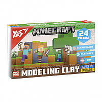 Пластилін Yes, 24  кол., 480г "Minecraft"