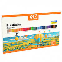 Пластилін Yes, 24 кол. 480г "Orange Line"