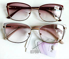 Жіночі сонцезахисні окуляри з діоптріями Модель 0765