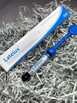 Лателюкс Latelux реставраційний матеріал,шприц латус пломбувальний світлозатверджуваний мікрогібрид