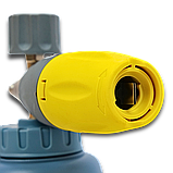 Професійна пінна насадка для мийки піногенератор Profter Pro S-15 Yellow (360 градусів), фото 4