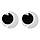 Оченята  самоклеючі (чорні 18 мм 50 шт)  SANTI, фото 3
