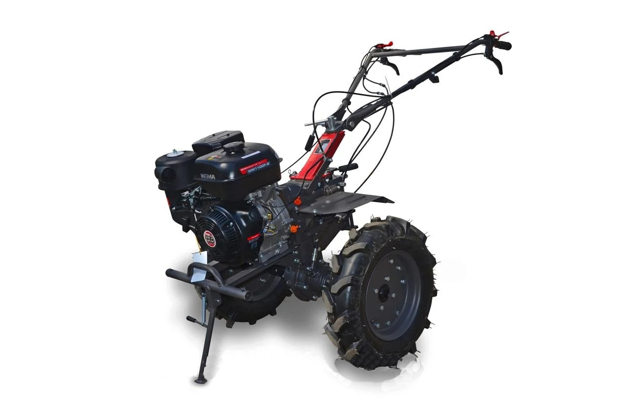 Мотоблок WEIMA DELUXE WM1100FE — 6 КМ Diff (бензин 13 л.с., ст., КПП 4+2 швидше, 5,00-12 з розблокіраторами)
